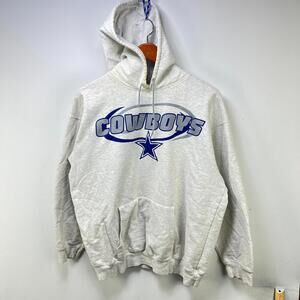 Vintage 90s Dallas Cowboys Hoodie Navy Blue NFL